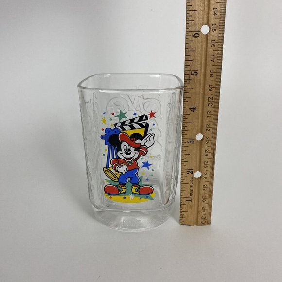 McDonald's 2000 Millennium Celebration Walt Disney World Glass Cup - Picture 5 of 6